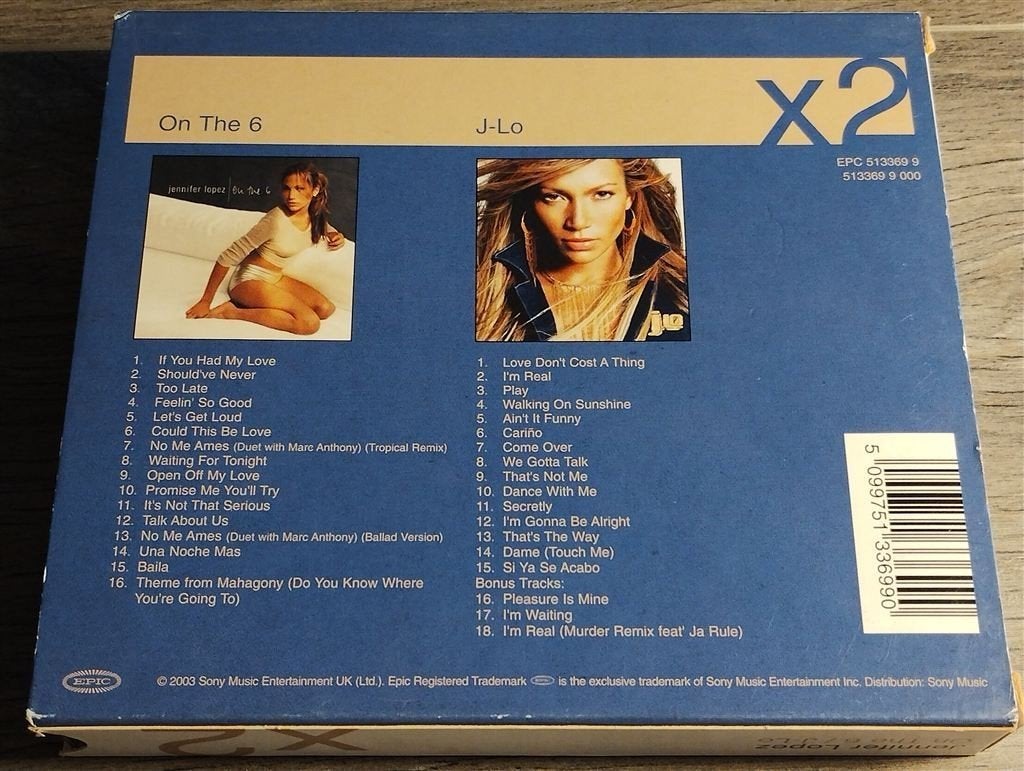 Jennifer Lopez - On The 6/J-LO [2 CD], Ophalen of Verzenden, Zo goed als nieuw