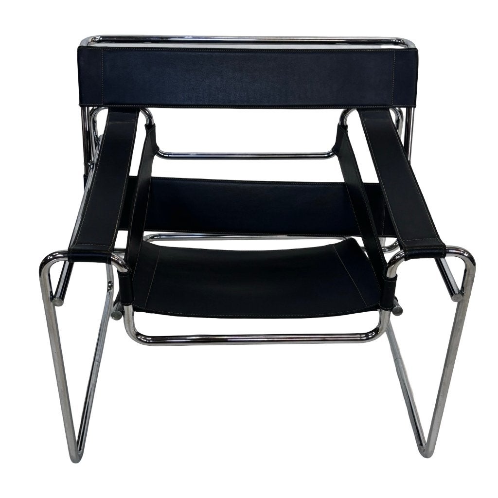 Vintage Wassily Fauteuil, B3 Design Jaren 80 Chrome Stijl, Ophalen, Vintage fauteuil, Vintage fauteuil, 75 tot 100 cm