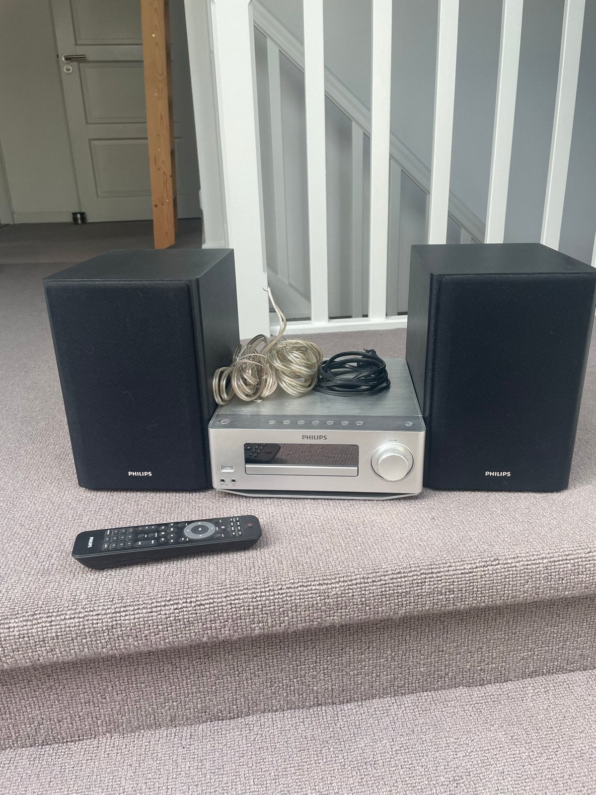 Philips Microset met CD-speler, radio en MP3-aansluiting, Philips, Gebruikt, Ophalen of Verzenden, Microset