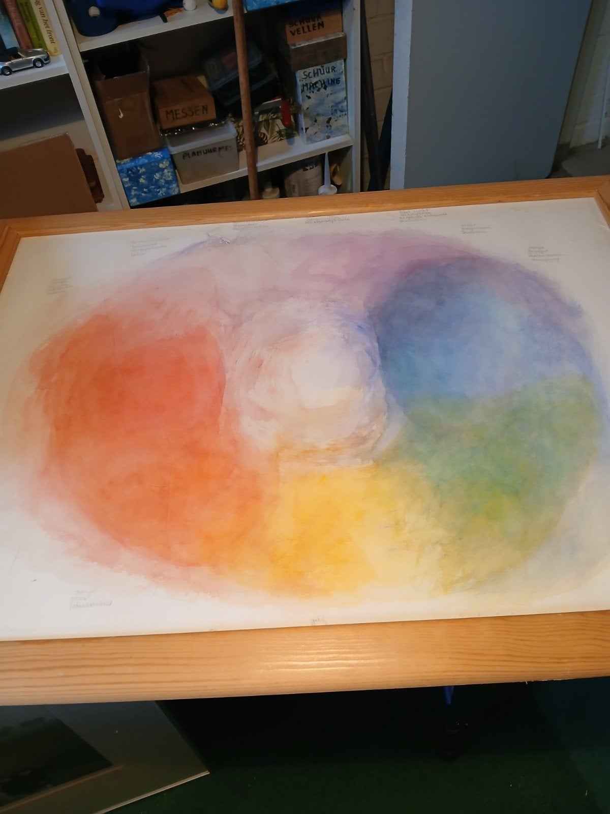Nat in nat techniek 60 x80, Ophalen