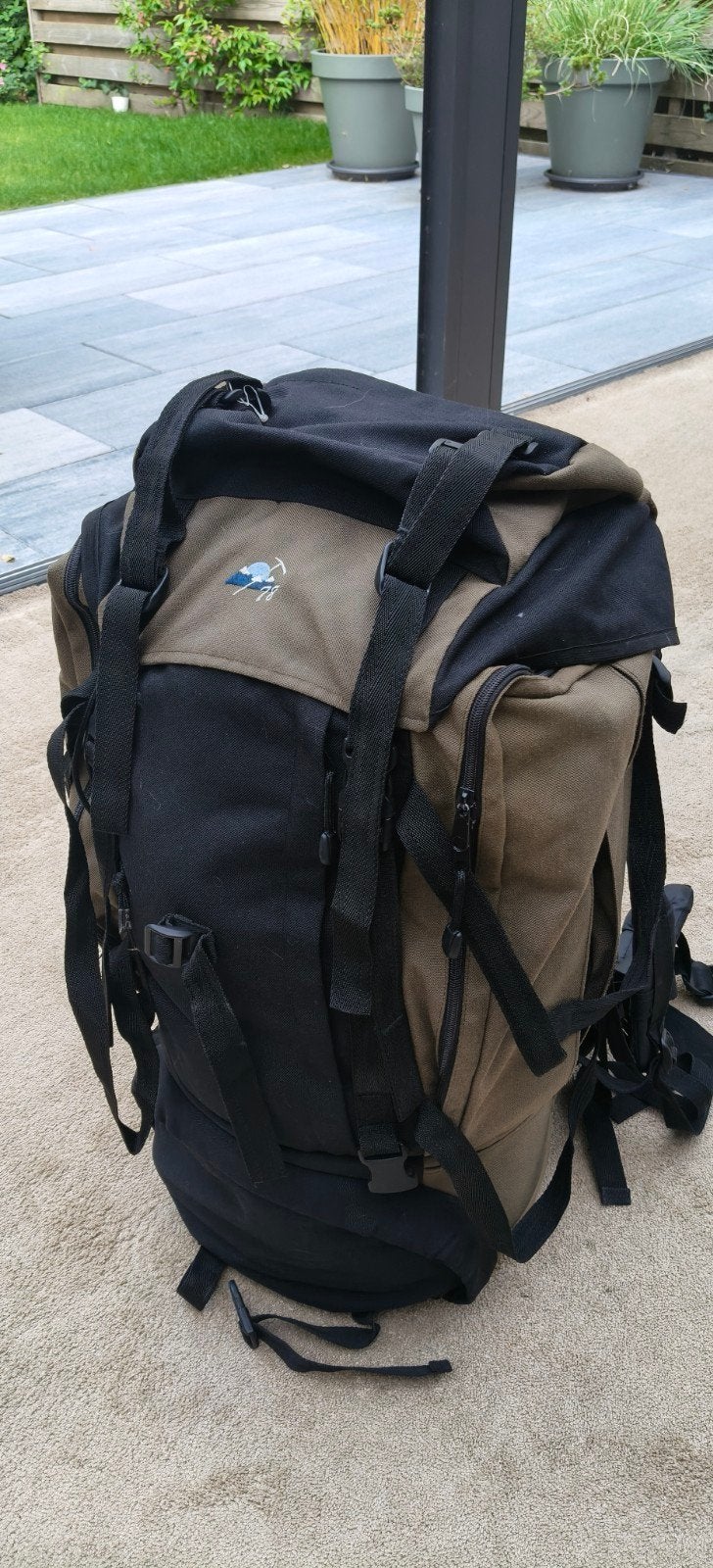 Backpack met Regenhoes, 60 tot 70 cm, Overige materialen, Gebruikt, 45 tot 55 cm