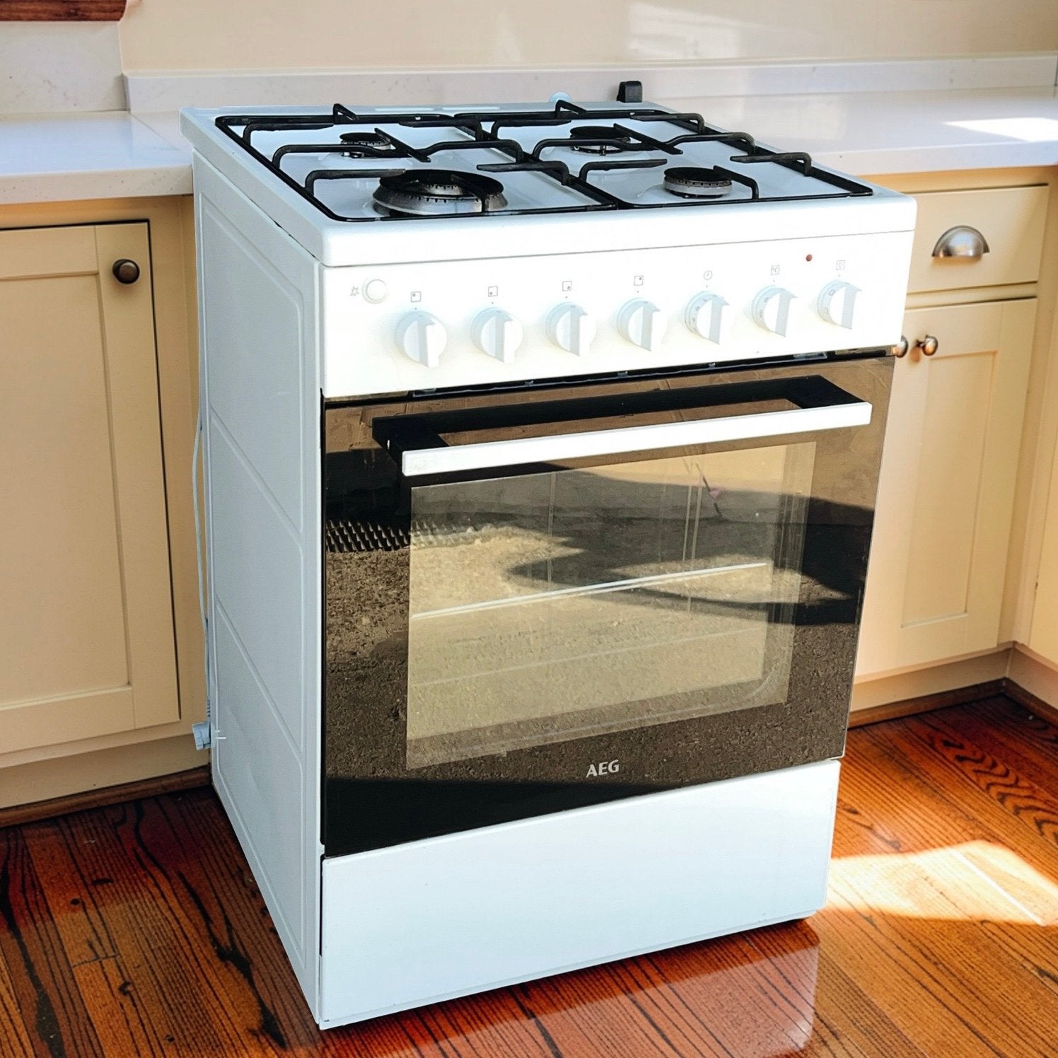 Gasfornuis AEG HotAir Outlet incl Garantie Achteraf Betalen, Witgoed en Apparatuur, Ophalen, A, A, A