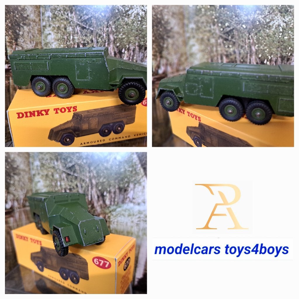 Dinky Toys no 677 Armoured Command Vehicle 1/43, Verzenden, Zo goed als nieuw, Auto, Dinky Toys