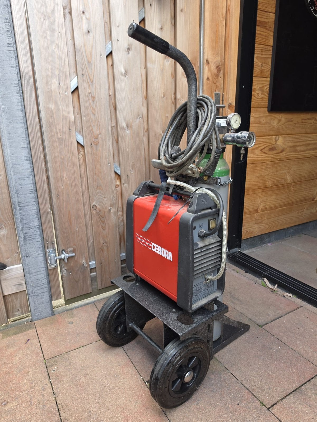 Tig/elektrode kar cebora compleet 220v, Ophalen, Zo goed als nieuw, 150 tot 250 ampère, Tig