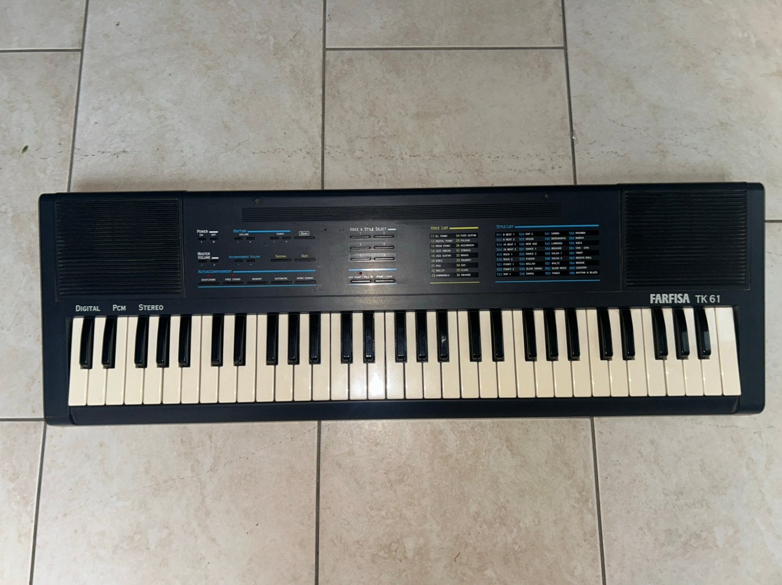 Farfisa TK 61, Ophalen of Verzenden, Zo goed als nieuw, 61 toetsen, Overige merken