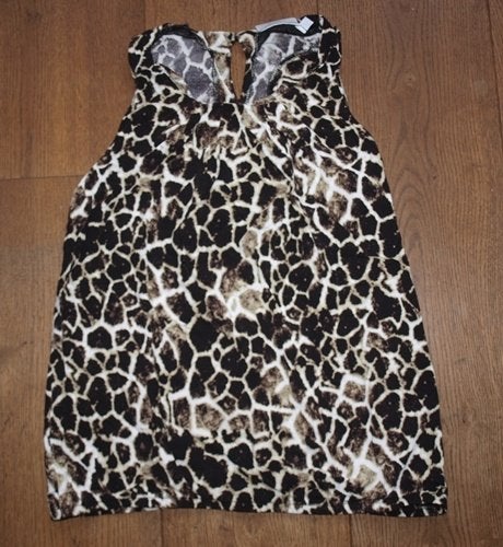 Zwart met Beige Zomertop Trend One (38), Kleding | Dames, Maat 38/40 (M), Zwart, Ophalen of Verzenden, Trend One