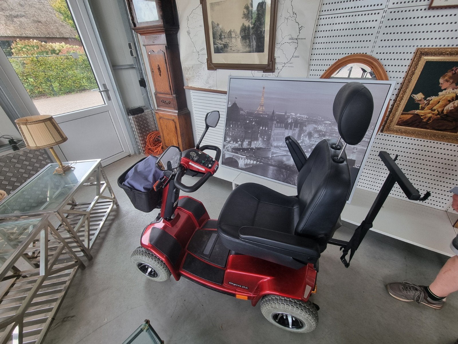 nette scootmobiel, Ophalen