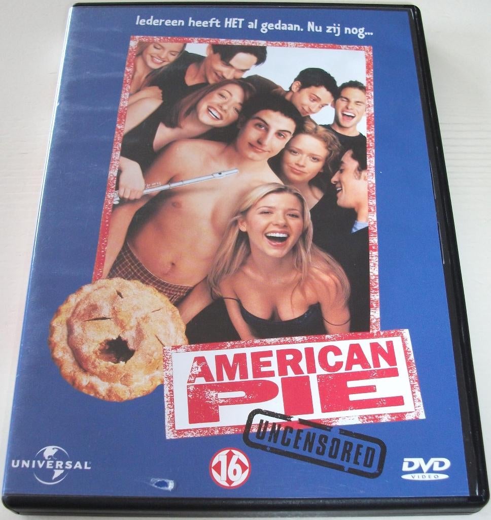 Dvd *** AMERICAN PIE *** Uncensored, Vanaf 16 jaar, Ophalen of Verzenden, Zo goed als nieuw, Overige genres