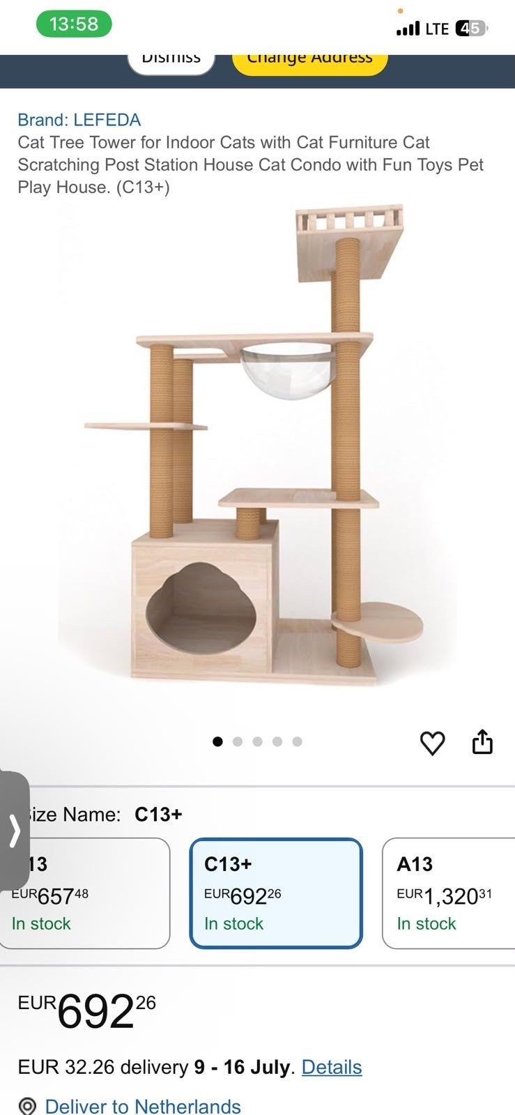 Cat tree towrt, Ophalen of Verzenden, Nieuw