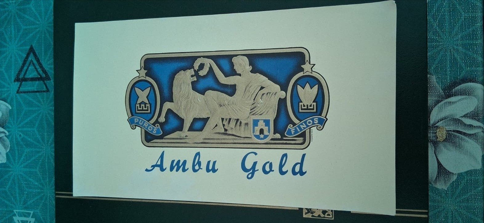Ambu Gold Fino's sigarenbandje, Ophalen of Verzenden, Zo goed als nieuw