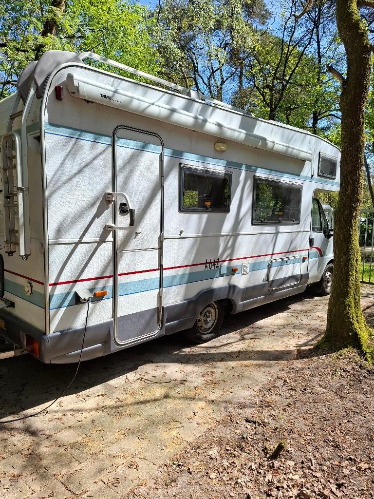 Camper Fiat Duc 230 Burstner te koop 6 persoons, Reservewiel, Alkoof, Ringverwarming, Fiat