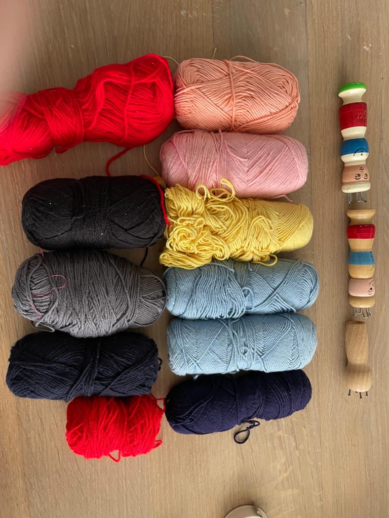 Haak punniken zie op foto’s, Hobby en Vrije tijd, Breien en Haken, Ophalen of Verzenden, Gebruikt, Breien of Haken, Overige typen
