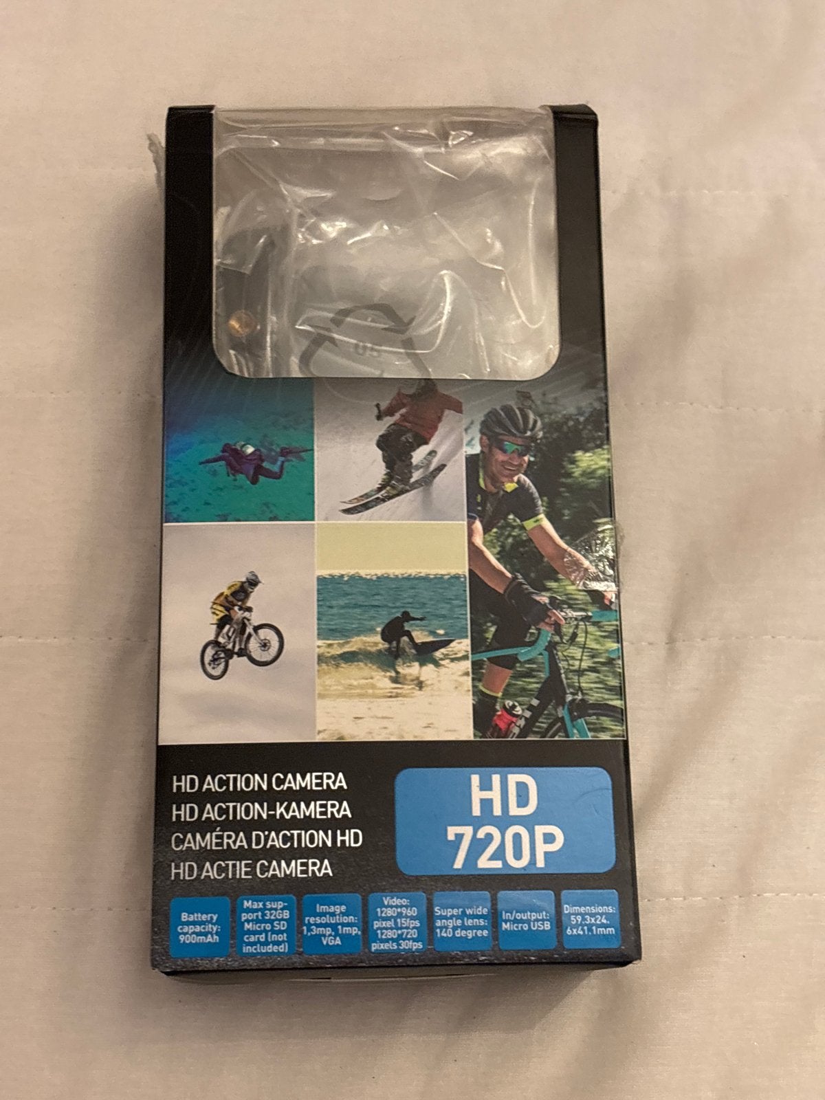 Grundig HD720P Action Camera - Nieuwstaat, nooit gebruikt, Ophalen of Verzenden, Zo goed als nieuw, Overige merken