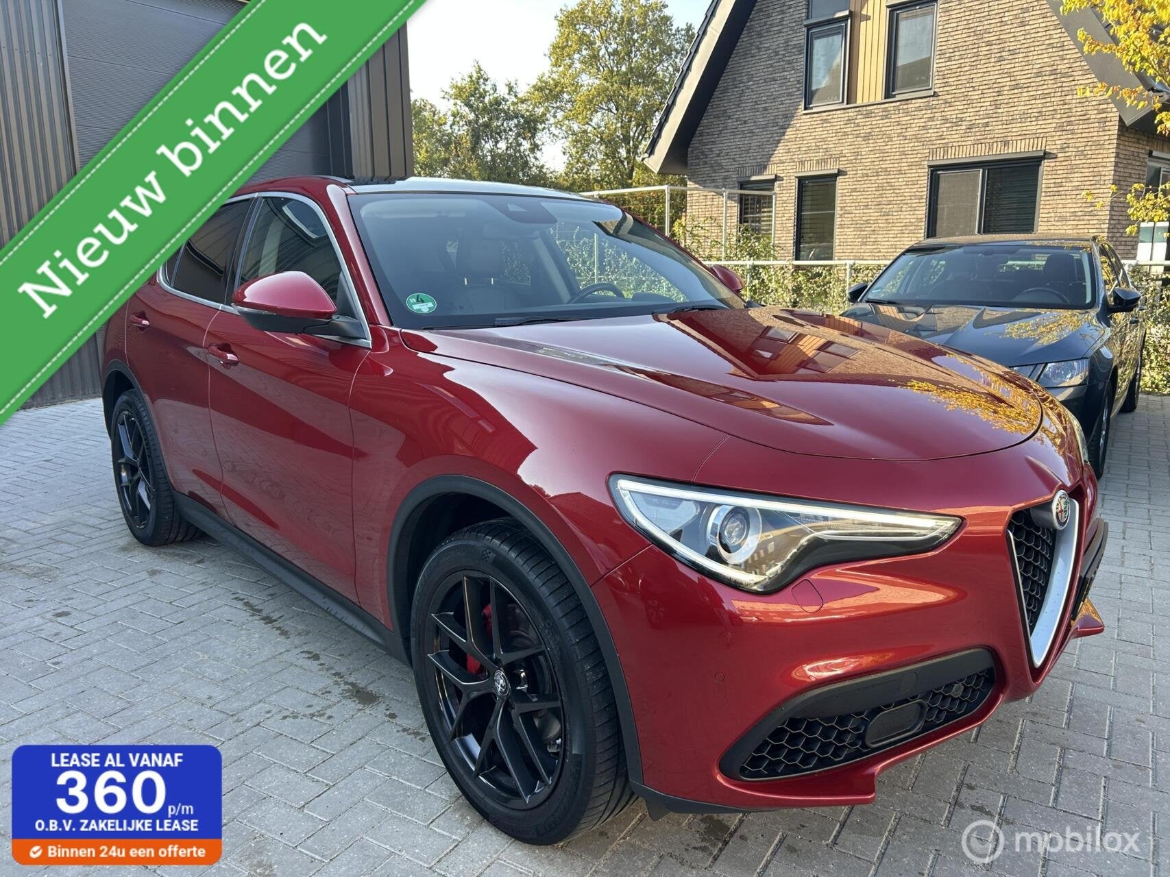 Alfa Romeo Stelvio 2.0 T AWD Super Vol Opties, Auto's, Automaat, Euro 6, 4 cilinders, Bedrijf