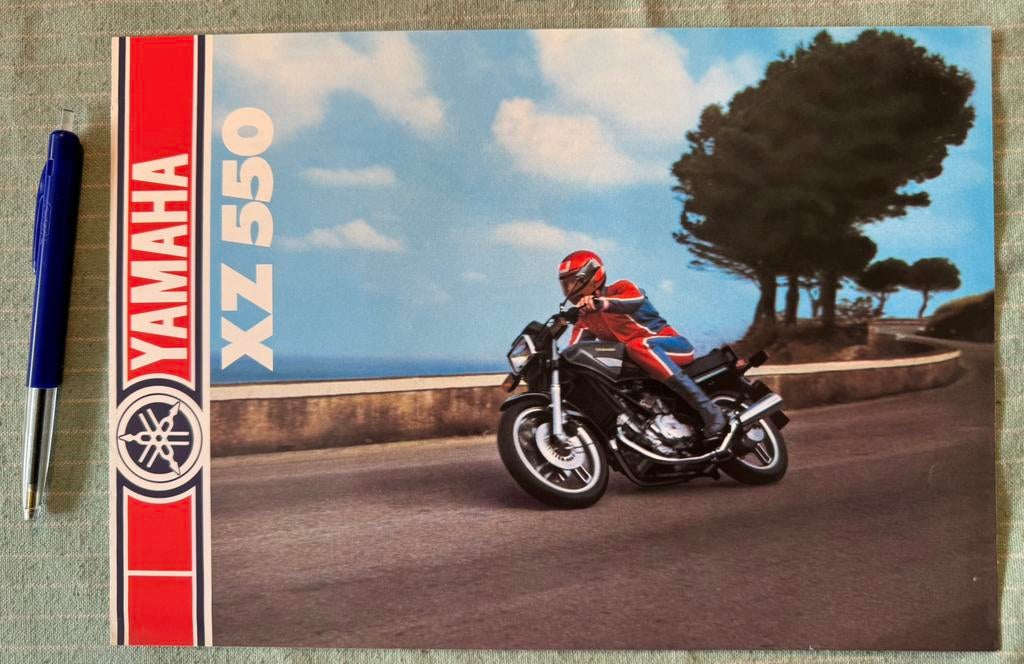 Folder Yamaha XZ550, Verzenden, Yamaha