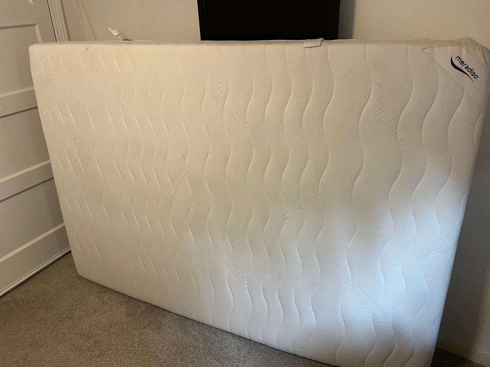 Meradiso koudschuim matras 140x200cm, Ophalen, Zo goed als nieuw, Tweepersoons, 140 cm