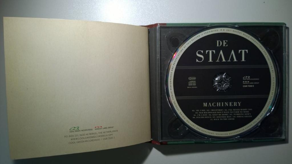 De Staat - Machinery, Ophalen of Verzenden, Zo goed als nieuw, Poprock