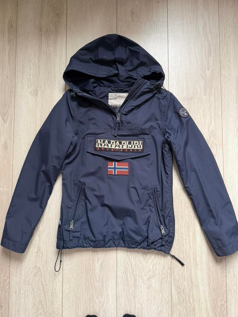 Napapijri zomerjas dames blauw, Kleding | Dames, Ophalen of Verzenden, Gedragen, Maat 36 (S), Blauw