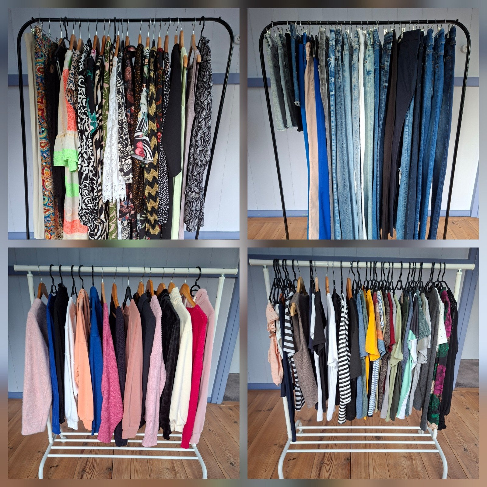 Grote partij dameskleding! Mt.XXS t/m XL. 105 Stuks!, Ophalen, Zo goed als nieuw, Maat 46/48 (XL) of groter