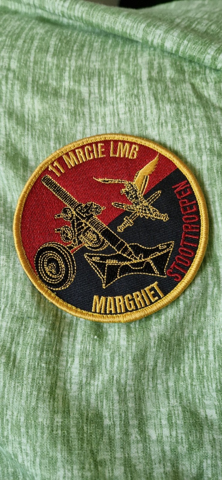 Badge luchtmobiele brigade, Verzamelen, Verzenden, Landmacht, Nederland, Embleem of Badge