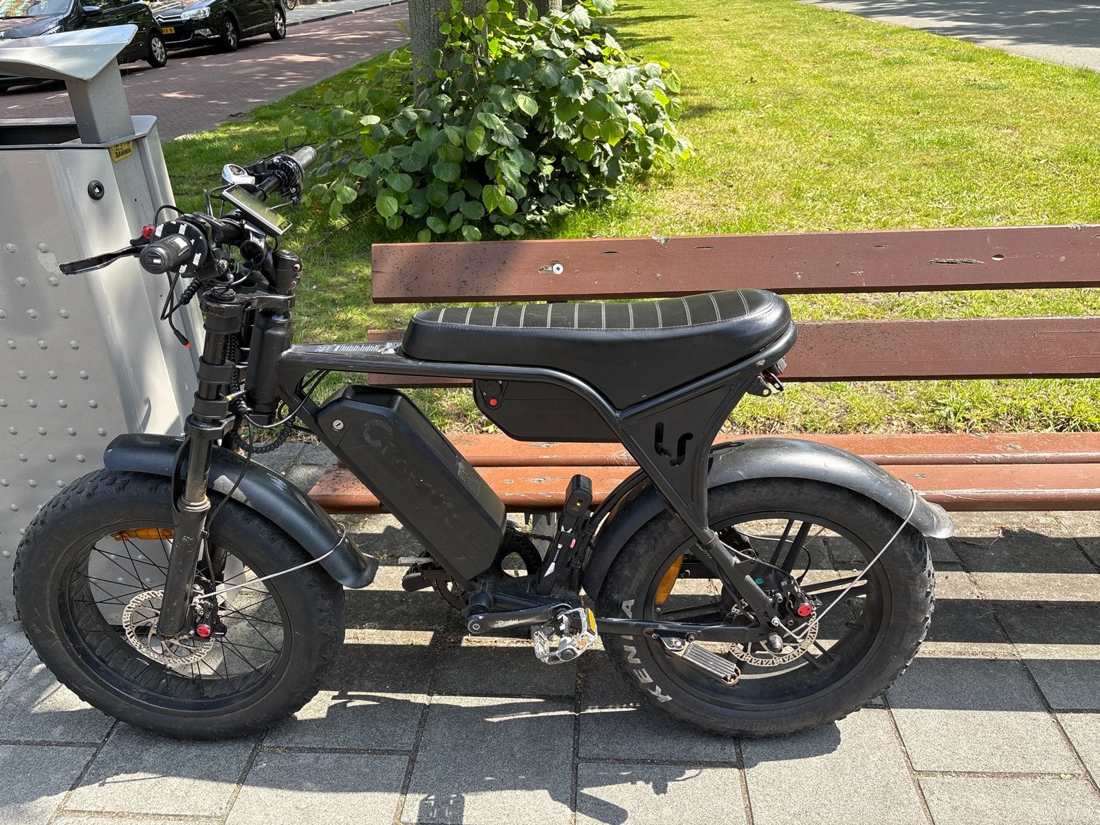 elektrische  fatbike v8, Gebruikt, Minder dan 47 cm, 50 km per accu of meer, Ophalen