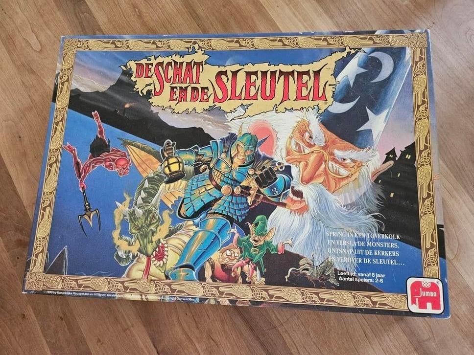 De Schat en de Sleutel - Klassiek Avonturen Bordspel, Vijf spelers of meer, Ophalen of Verzenden, Zo goed als nieuw, Jumbo