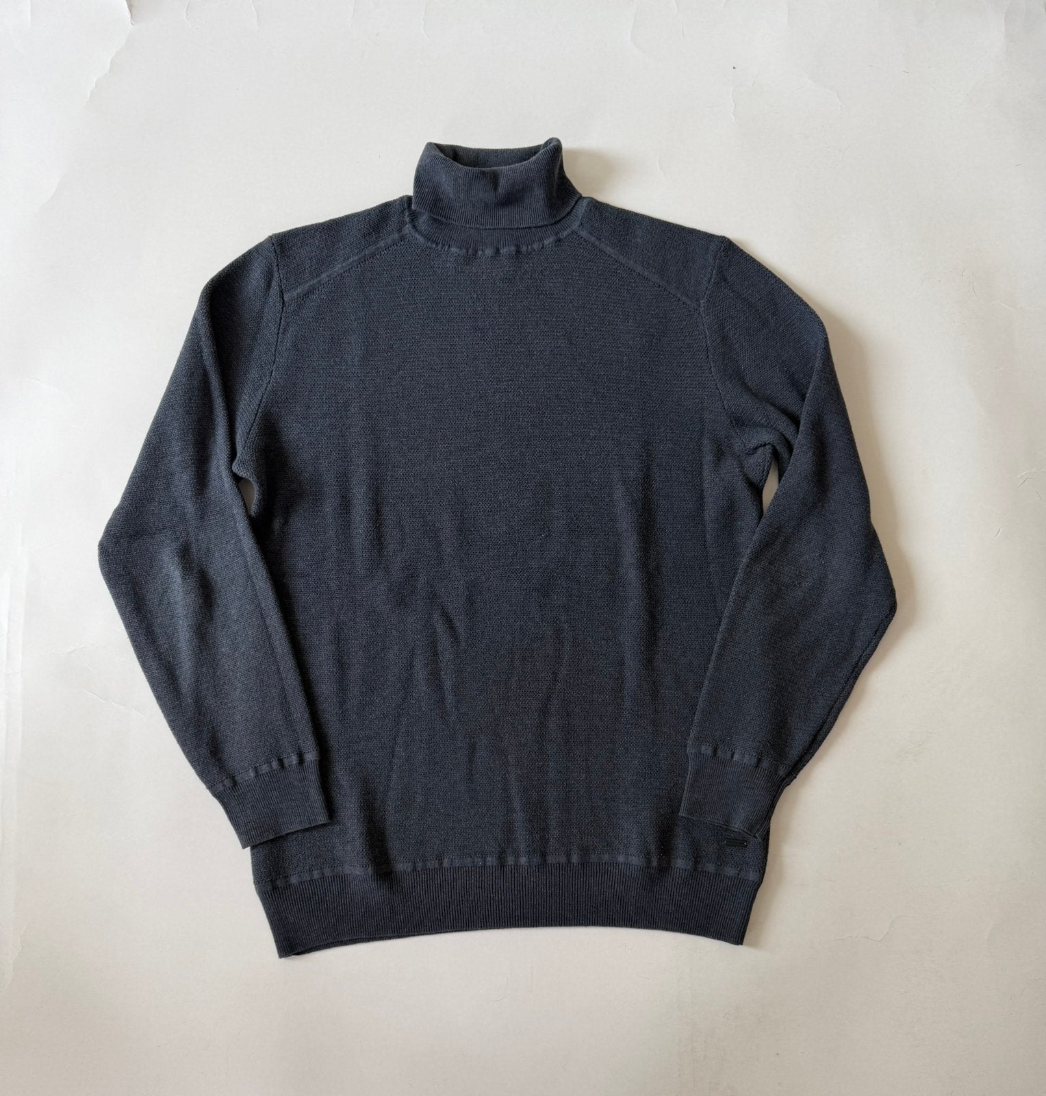 Tom Tailor blauwe coltrui, heren, maat L, Ophalen of Verzenden, Gedragen, Maat 52/54 (L), Blauw