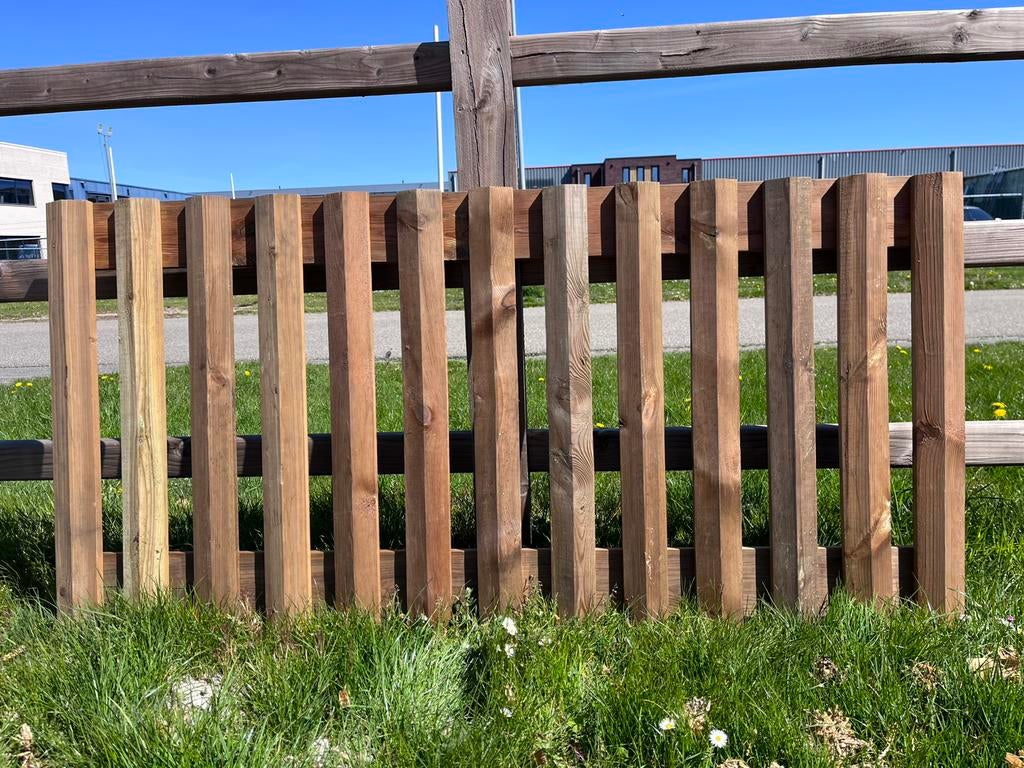 Grenen tuinhekken, Ophalen, Nieuw, Hout, Tuinhek