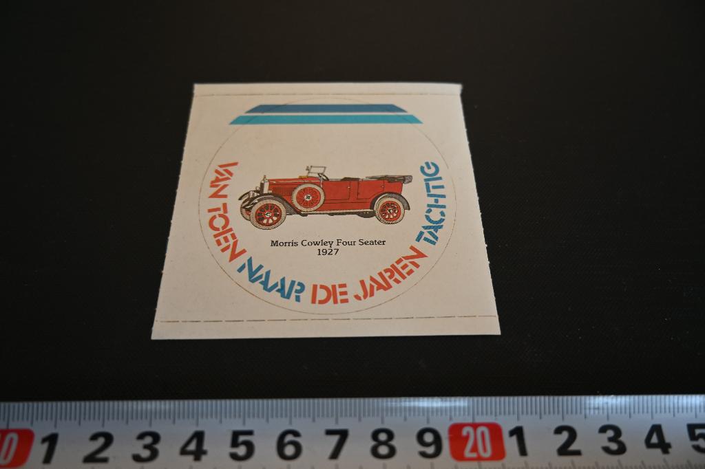 sticker oldtimer MORIS Cowley Four Seater 1927, Ophalen, Zo goed als nieuw