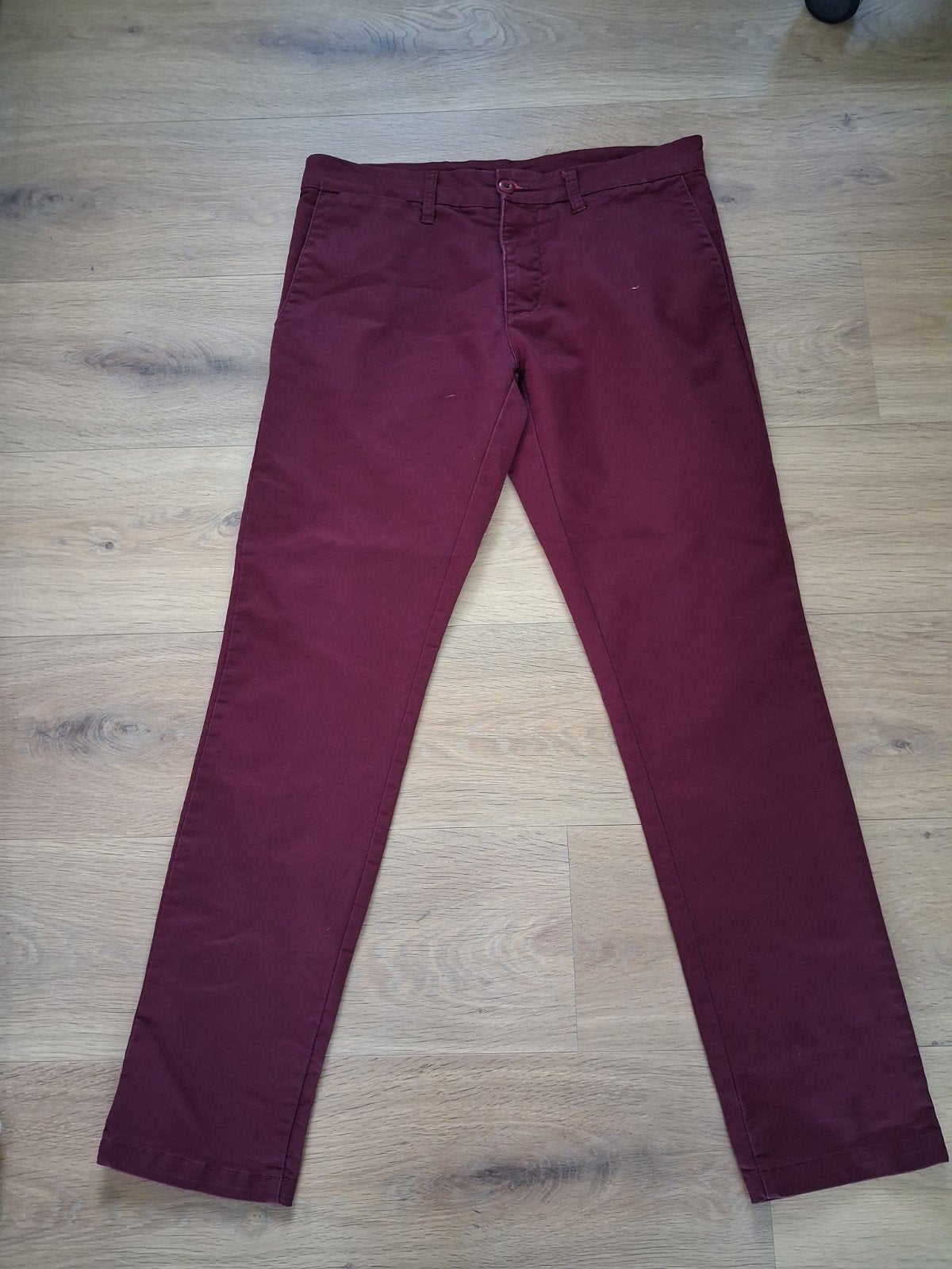 Carhartt Chino Broek W32 L32 - Rood, Kleding | Heren, Carhartt, Overige maten, Ophalen of Verzenden, Zo goed als nieuw