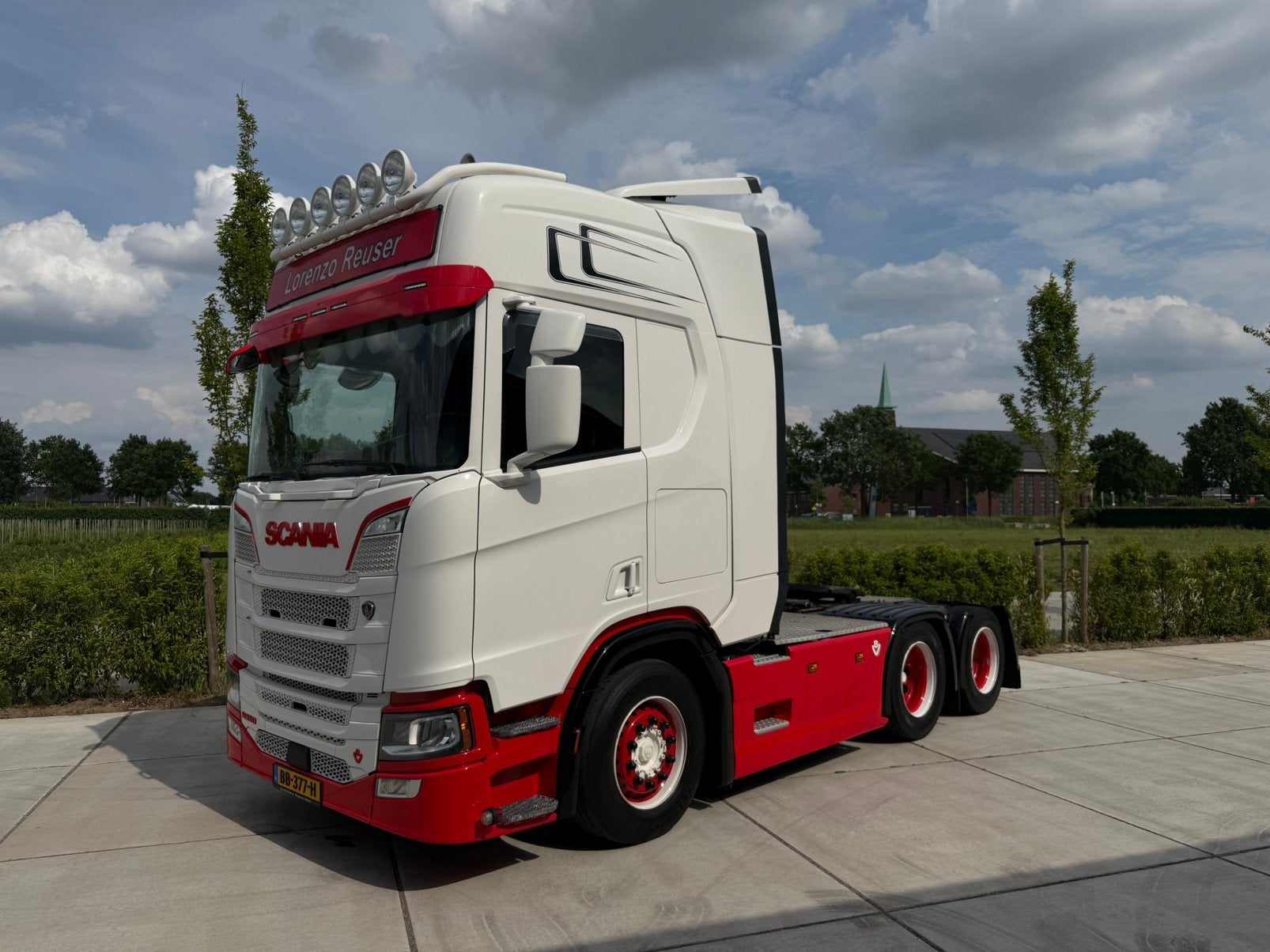 Scania R580 NGS 6x2 , 2019 full air, retarder, Automaat, Euro 6, Scania, Wit