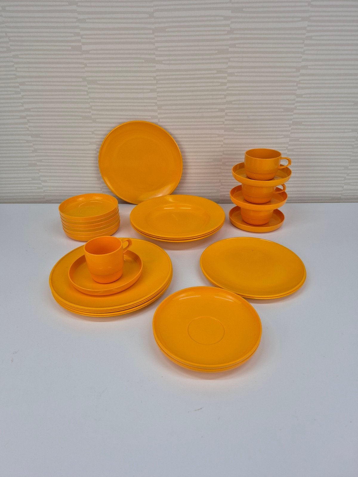 Per stuk vanaf €2,- Vintage Mepal campingservies geel., Ophalen of Verzenden, ., ., .