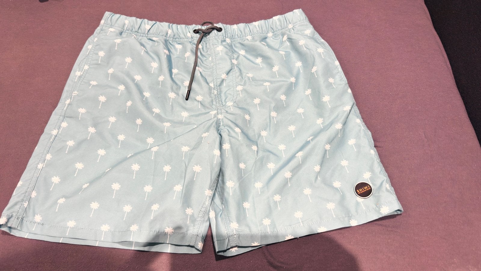 Nieuwe Shiwi zwemshort XXL met palmboomprint, Ophalen of Verzenden, Overige maten, Blauw, Zwemshort