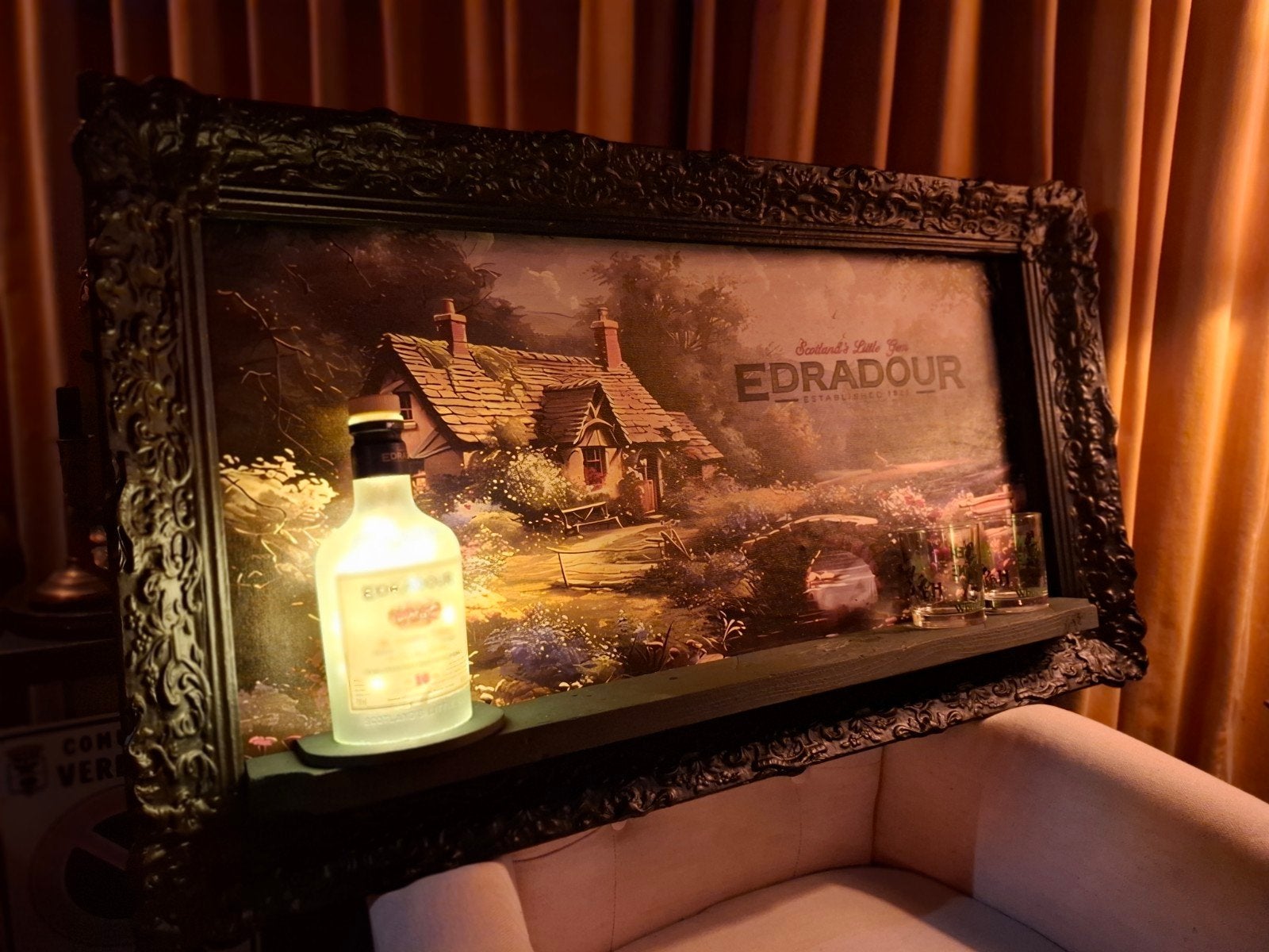 whisky wand decoratie merk edradour, Huis en Inrichting, Ophalen of Verzenden
