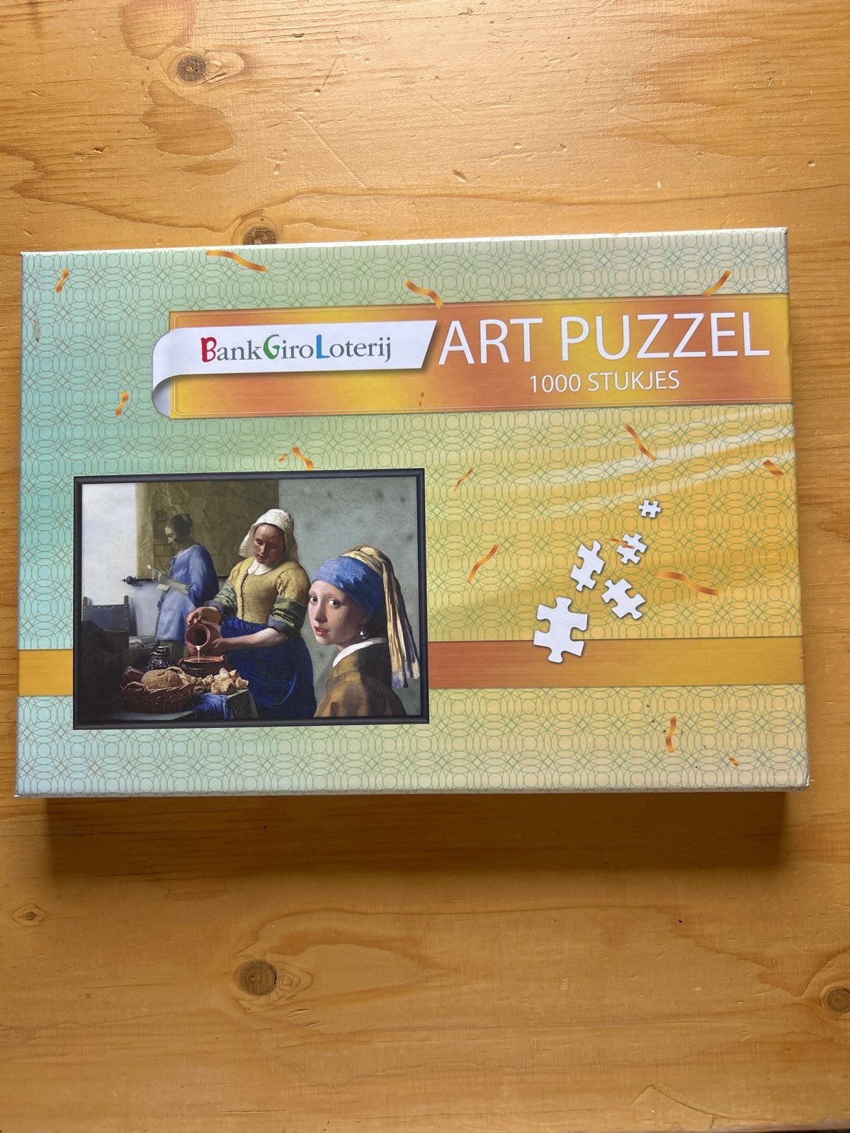 BankGiro Loterij Art Puzzel - Meisje met de Parel, Ophalen of Verzenden, 500 t/m 1500 stukjes, Nieuw, Legpuzzel