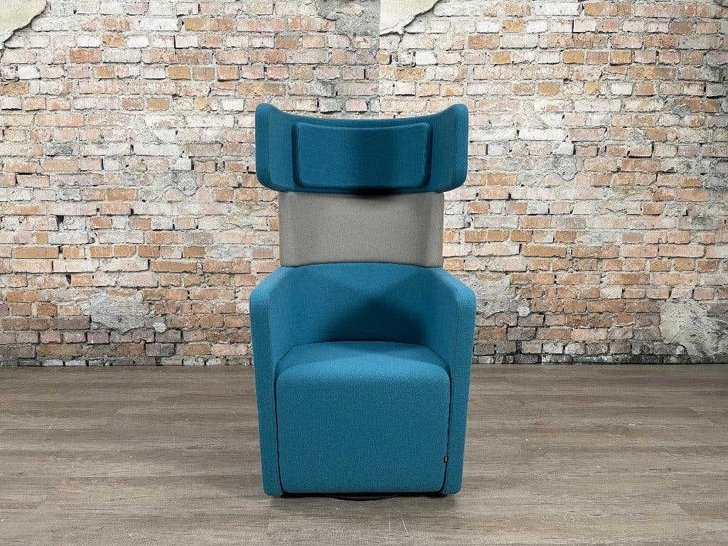 Bene Parcs Wing Chair blauw bij TheReSales, Ophalen, Minder dan 75 cm, Design, Zo goed als nieuw