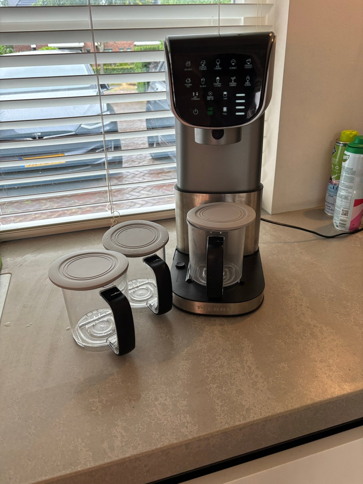 Pierre Ice Cream Maker PICM7000 - Zo goed als nieuw, Ophalen, Zo goed als nieuw