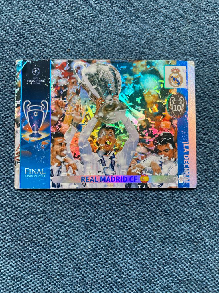 Real Madrid CF Champions League Sticker 2014-2015, Ophalen of Verzenden, Zo goed als nieuw, Buitenlandse clubs, Poster, Plaatje of Sticker