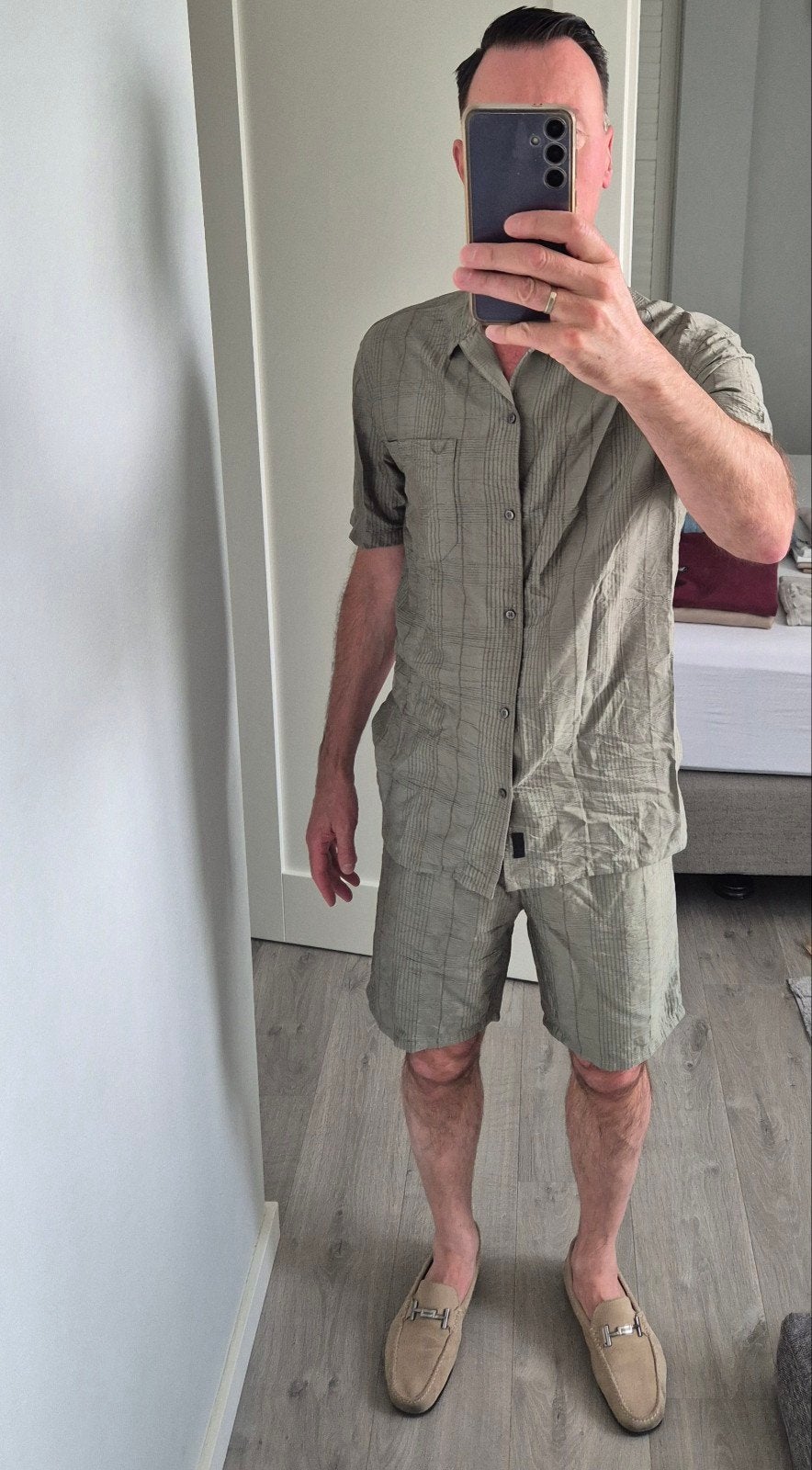 Heren zomer set: Zumo overhemd en korte broek, Zumo, Maat 48/50 (M), Ophalen of Verzenden, Zo goed als nieuw