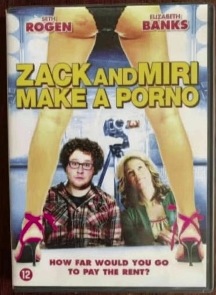 DVD Zack and Miri make a porno; Seth Rogen & Elizabeth Banks, Vanaf 12 jaar, Ophalen of Verzenden, Zo goed als nieuw, Romantische komedie