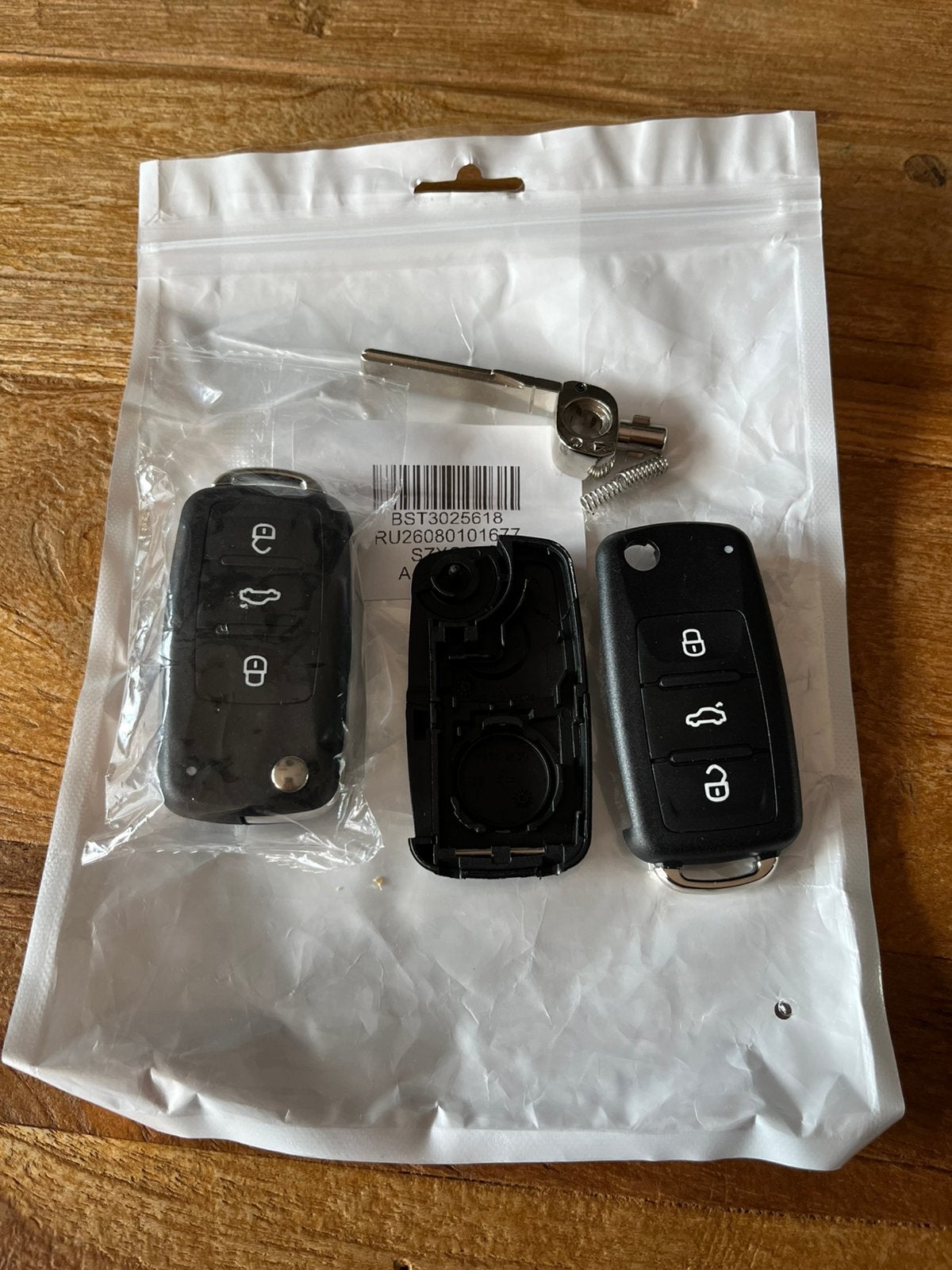2x nieuwe sleutelbehuizing van volkswagen, skoda of seat, Ophalen of Verzenden, Nieuw