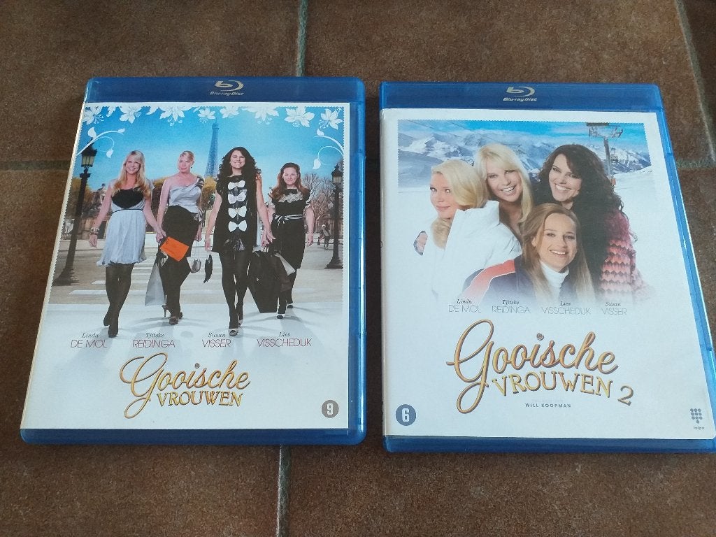 Gooische Vrouwen 1 + 2 Bluray, Nederlands, Film, Zo goed als nieuw, Humor en Cabaret