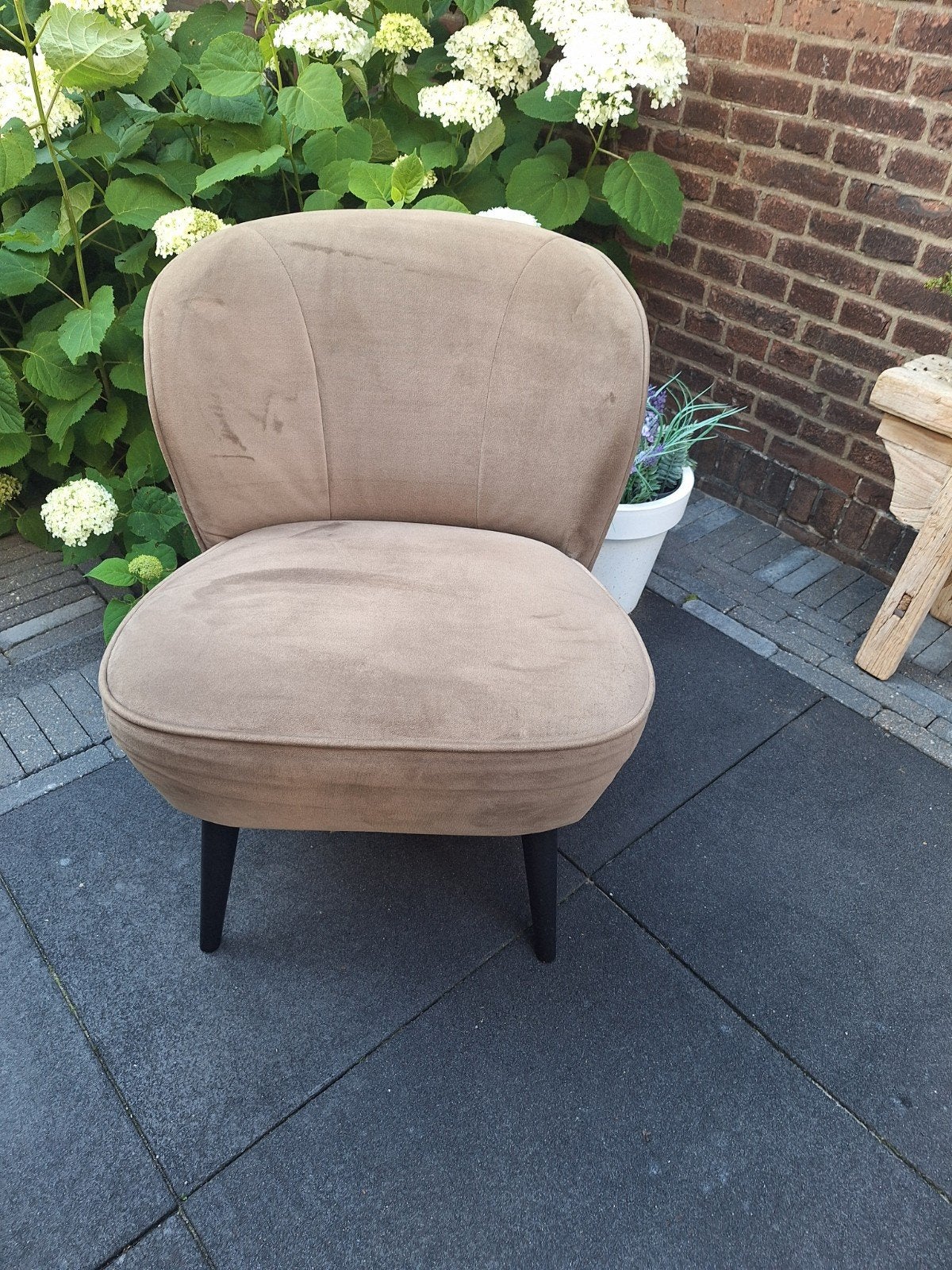 Karwei fauteuil, Ophalen of Verzenden, Gebruikt, 50 tot 75 cm