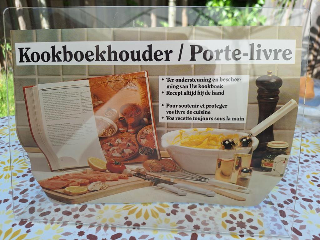 Kookboekhouder / Porte-livre - Acryl, Overige typen, Ophalen of Verzenden, Nieuw, Kunststof