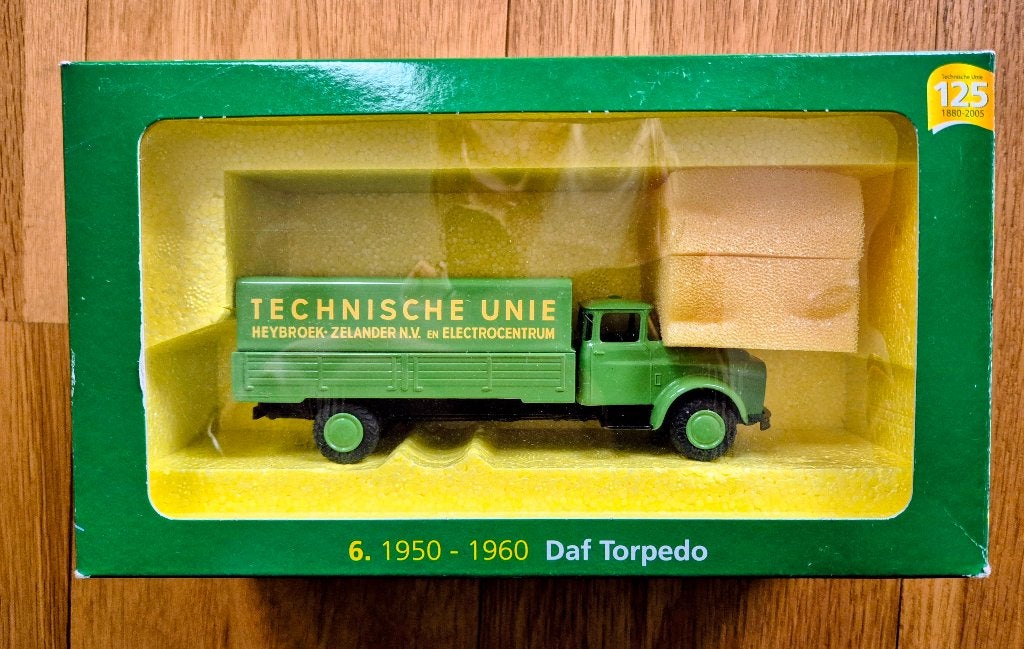 Lion Toys DAF Torpedo "Technische Unie", Hobby en Vrije tijd, Ophalen of Verzenden, Nieuw, Bus of Vrachtwagen, Lion Toys