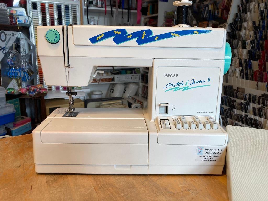 Pfaff Stretch & Jeans naaimachine, Hobby en Vrije tijd, Duitsland, Ophalen of Verzenden, Pfaff, Gebruikt
