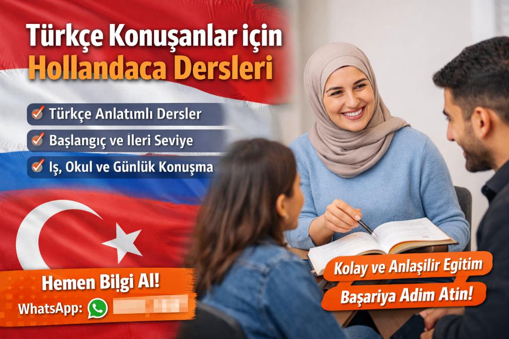 Nederlandse les/bijles voor Turkse mensen - Hollandaca ders, Privéles, Bijles
