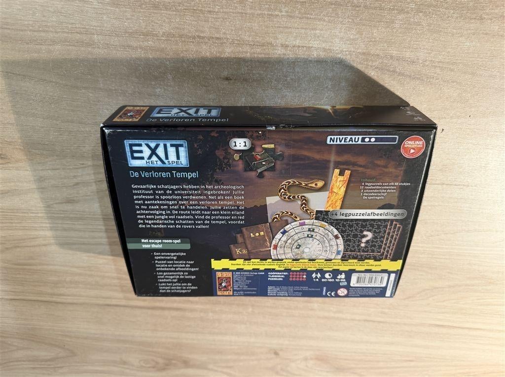 exit de verloren tempel - 999 games - s6749, Verzenden, Zo goed als nieuw