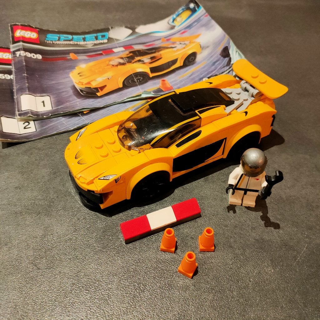 Lego 75909 McLaren P1 Speed Champions compleet, Lego, Complete set, Speed Champions, Ophalen of Verzenden
