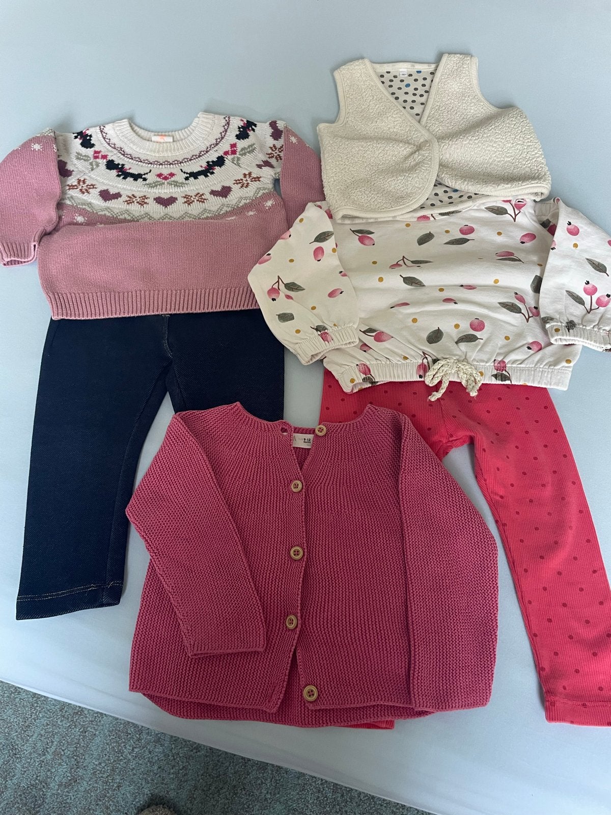 Kledingpakket Meisje Maat 80 - Diverse Roze Tinten, Kinderen en Baby's, Ophalen of Verzenden, Gebruikt, Meisje